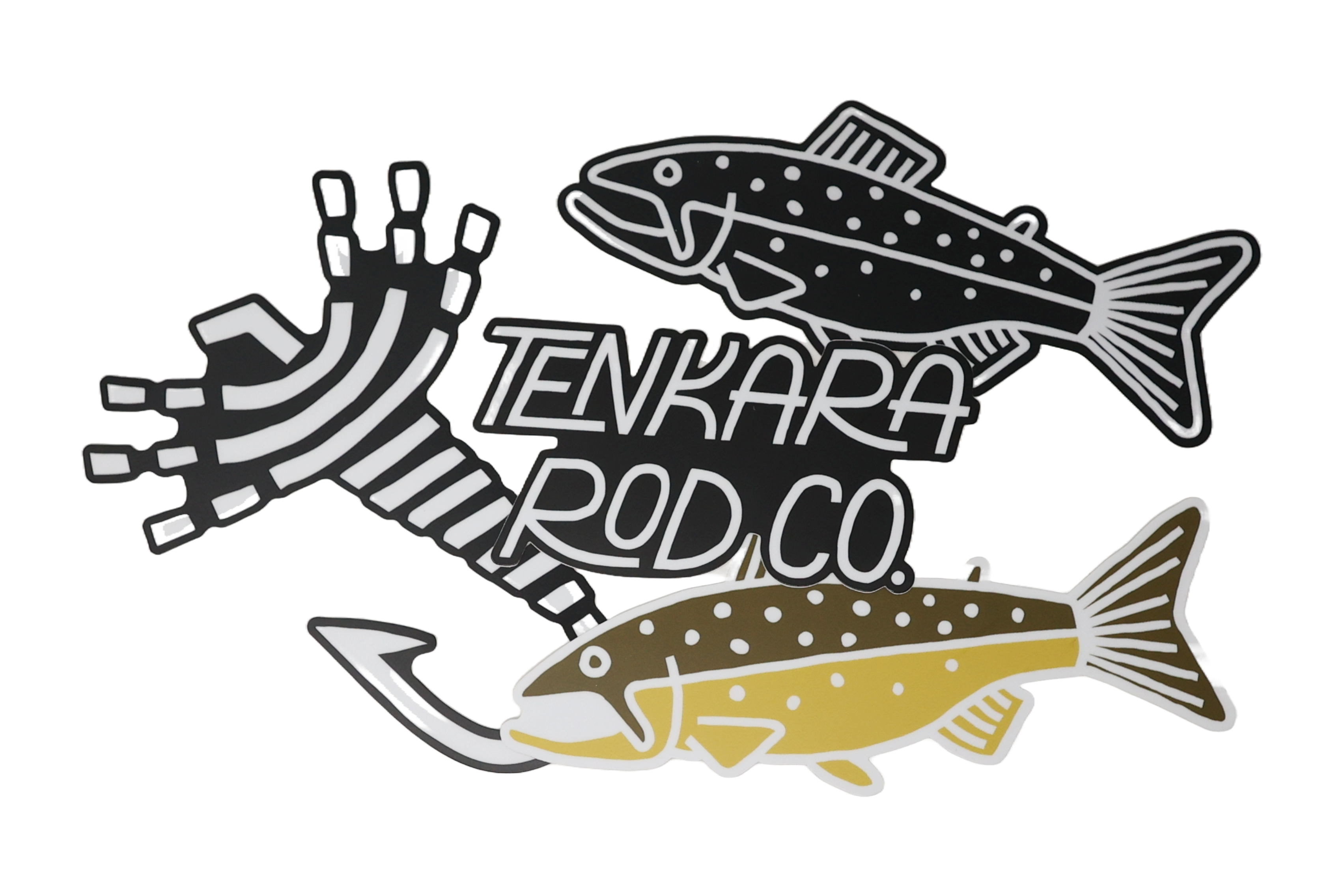 Premium Tenkara Rod Co. Sticker Pack - Waterproof Vinyl Decals for Fishing Gear, Laptops & Outdoor Equipment - Perfect for Anglers & Outdoor Enthusiasts
