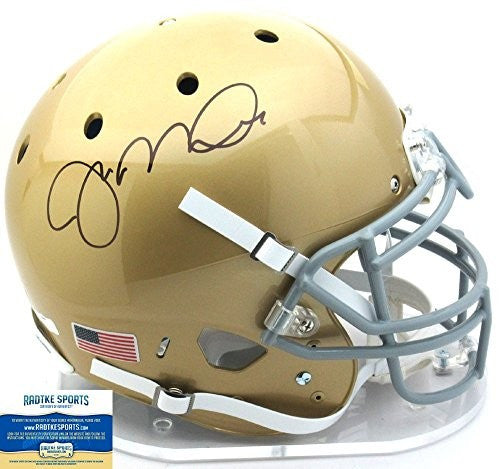 Joe Montana Autographed Notre Dame Fighting Irish Schutt Authentic NCAA Football Helmet - Collectible Memorabilia for Sports Fans and Home Decor