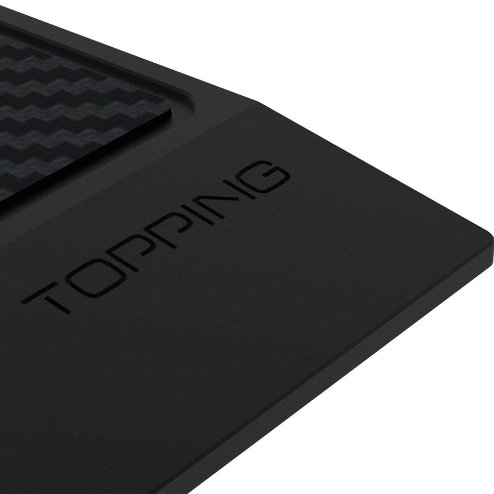 TOPPING DB1621 DB2325 Classic Matte Black Display Base Stand for Monitors, TVs, and Tablets - Perfect for Home, Office, and Gaming Setups