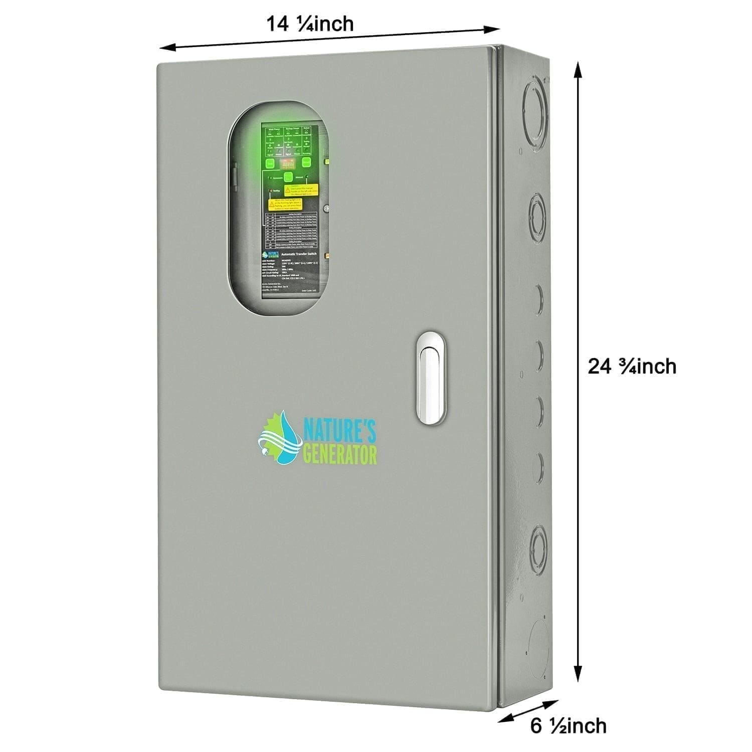 50A Automatic Generator Transfer Switch - Reliable Power Backup for Home & Business - Perfect for Emergency Outages & Power Failures