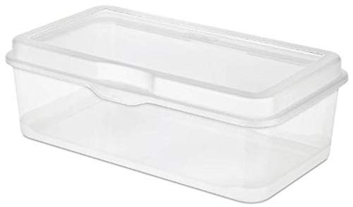 Sterilite Large and Small FlipTop Latching Storage Boxes - 6 Pack & 12 Pack for Office, Home Organization | Perfect for Closet, Garage, and Kids' Toy Storage