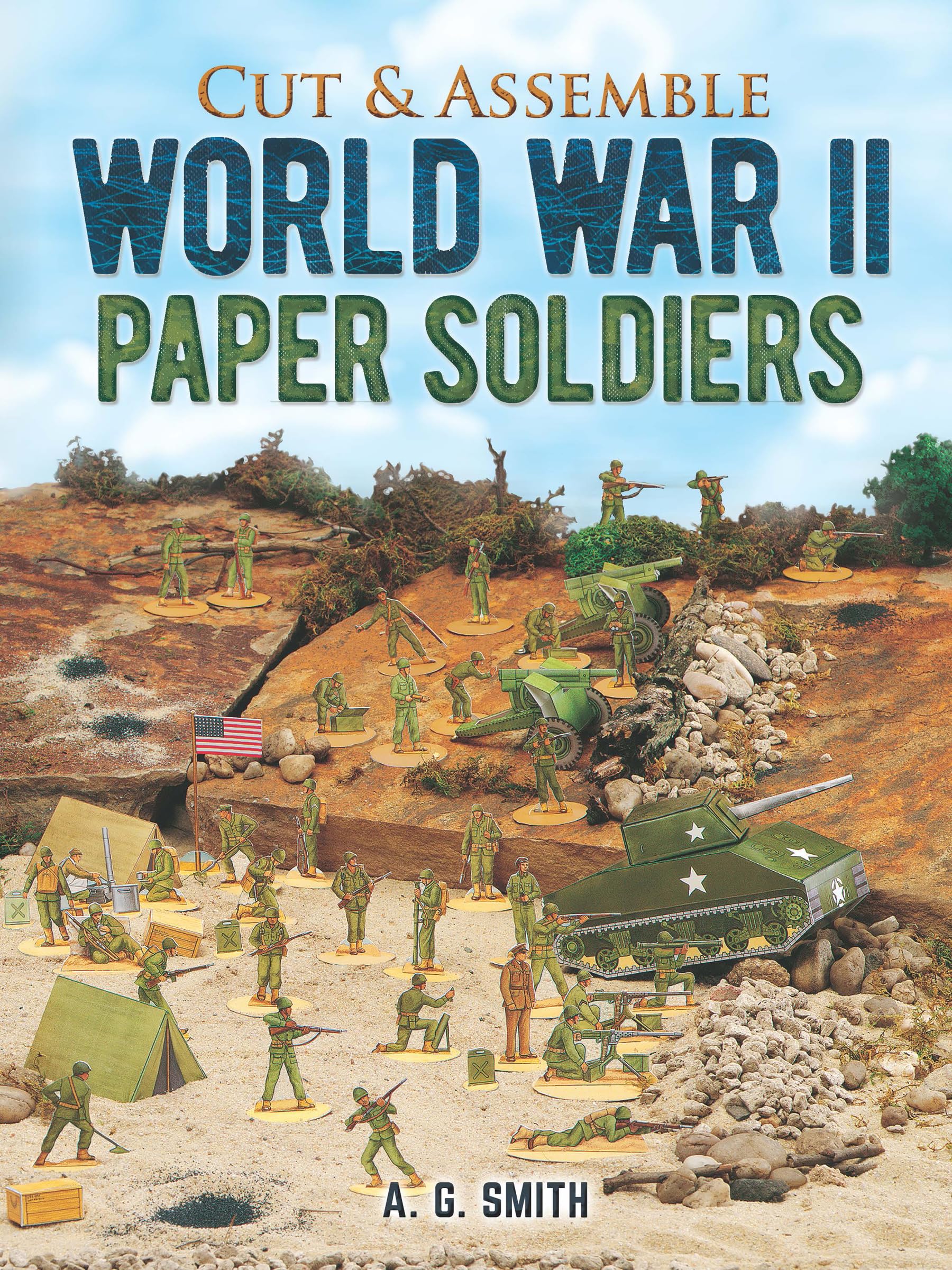 WWII Paper Soldier Model Kit - Buildable Historical Military Figures for Collectors & Hobbyists | Perfect for Dioramas, Wargaming & Educational Projects