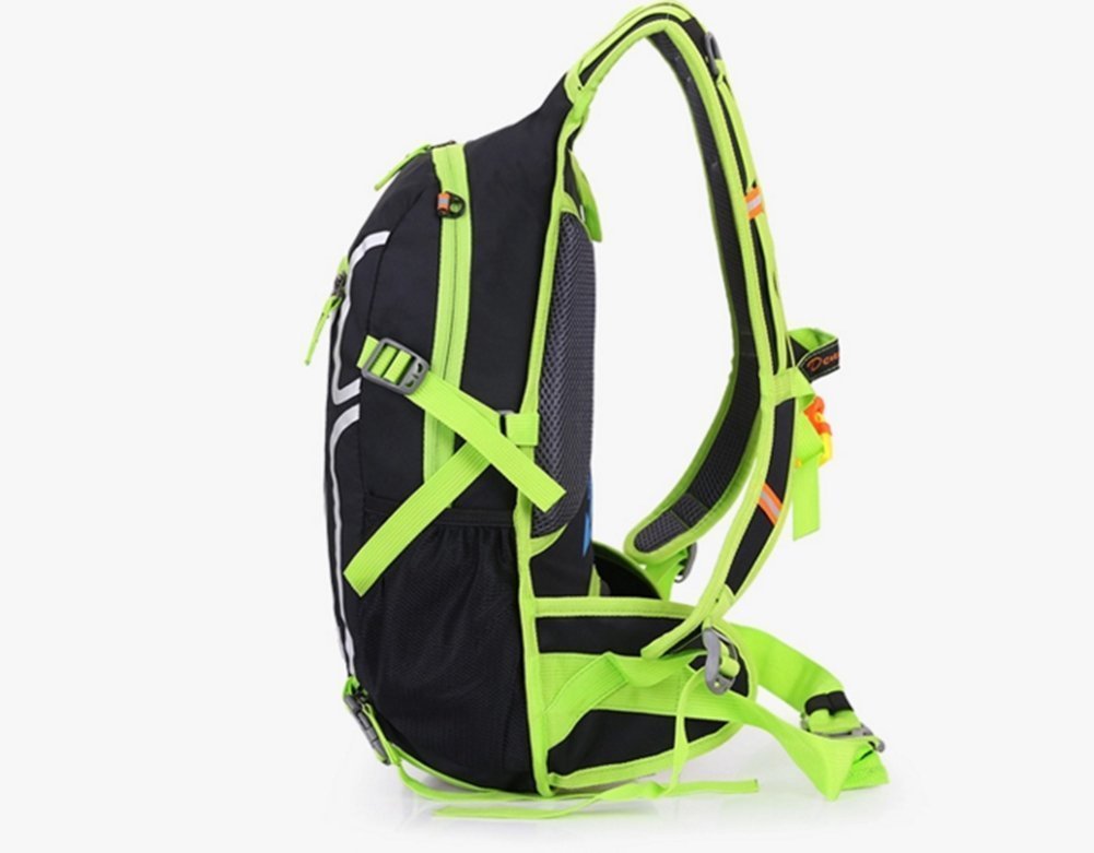 Waterproof Unisex Nylon Camping Backpack for Hiking, Travel, Cycling & Mountaineering - Laptop Compatible Outdoor Daypack (Orange) - Perfect for Adventure Trips, College & Daily Commute