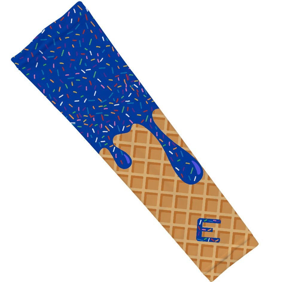 Royal Ice Cream Arm Sleeve - UV Protection Cooling Compression Sleeves for Sports, Running & Outdoor Activities | Perfect for Summer, Golf, Tennis & Cycling