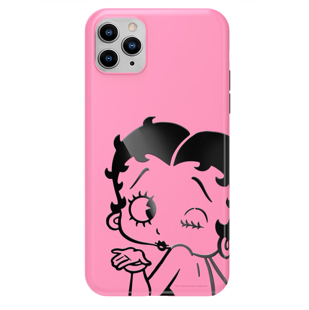 Betty Boop Be Mine iPhone Case - Cute Cartoon Character Phone Cover for iPhone 13/12/11/X/8/7 - Perfect Gift for Valentine's Day, Birthday & Everyday Use