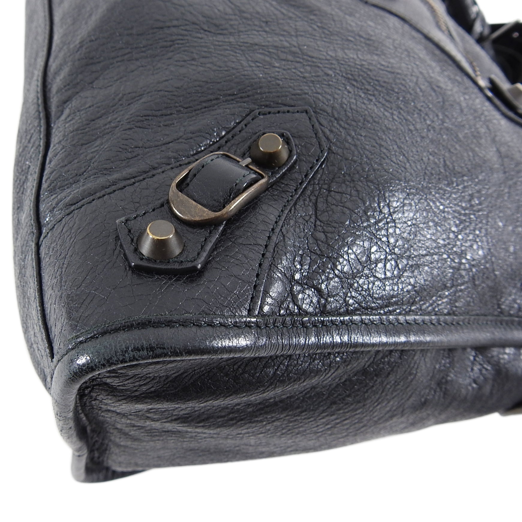 Balenciaga Black Classic Motocross City Bag - Luxury Designer Handbag for Women, Perfect for Daily Use, Work & Travel | Stylish Crossbody Shoulder Bag
