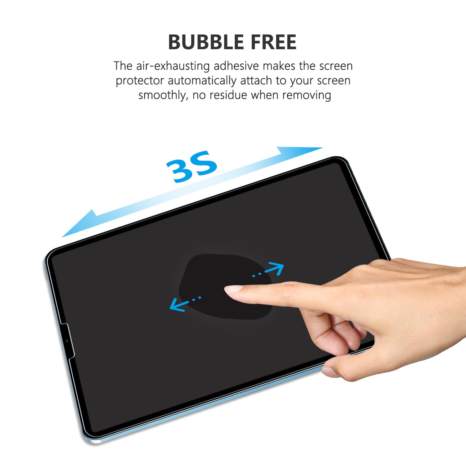 SPARIN 2 Pack Tempered Glass Screen Protector for iPad Air 5/4 (10.9 inch 2022/2020) & iPad Pro 11 (2022/2021/2020/2018) - Anti-Scratch, Bubble-Free, HD Clear Protection for Work, Study & Entertainment