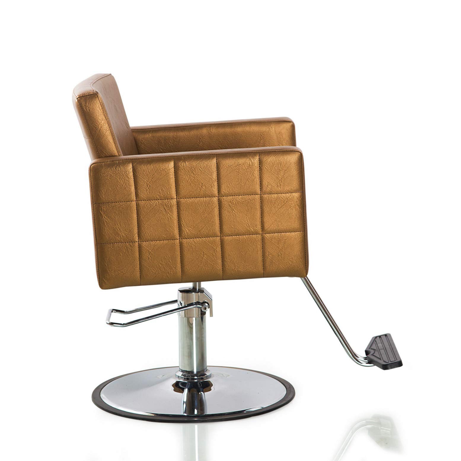 Professional Hydraulic Heavy Duty Leather Swivel Salon Chair - Adjustable Hair Styling, Shampoo & Tattoo Spa Beauty Equipment for Women & Men | Perfect for Hair Cutting, Barber Shops & Beauty Salons