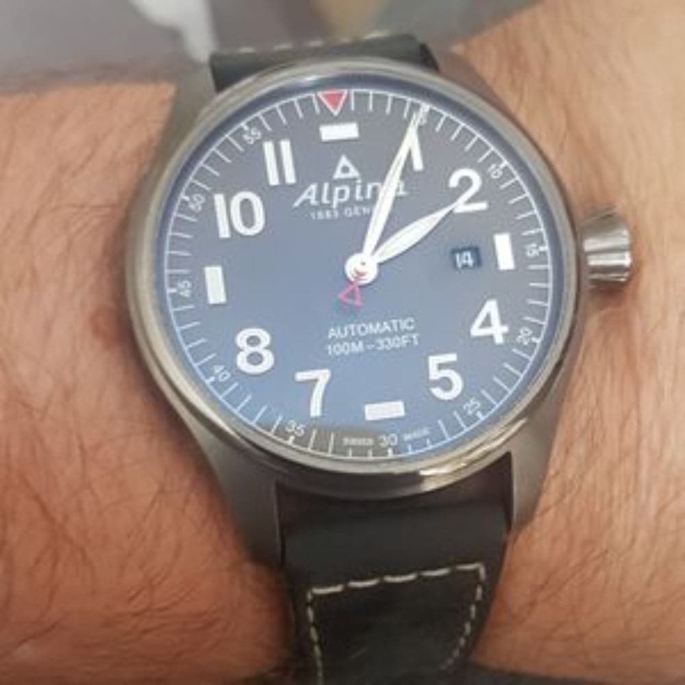 ALPINA STARTIMER PILOT Automatic Men's Watch AL 525G4TS6 - Luxury Aviation Timepiece for Business & Travel