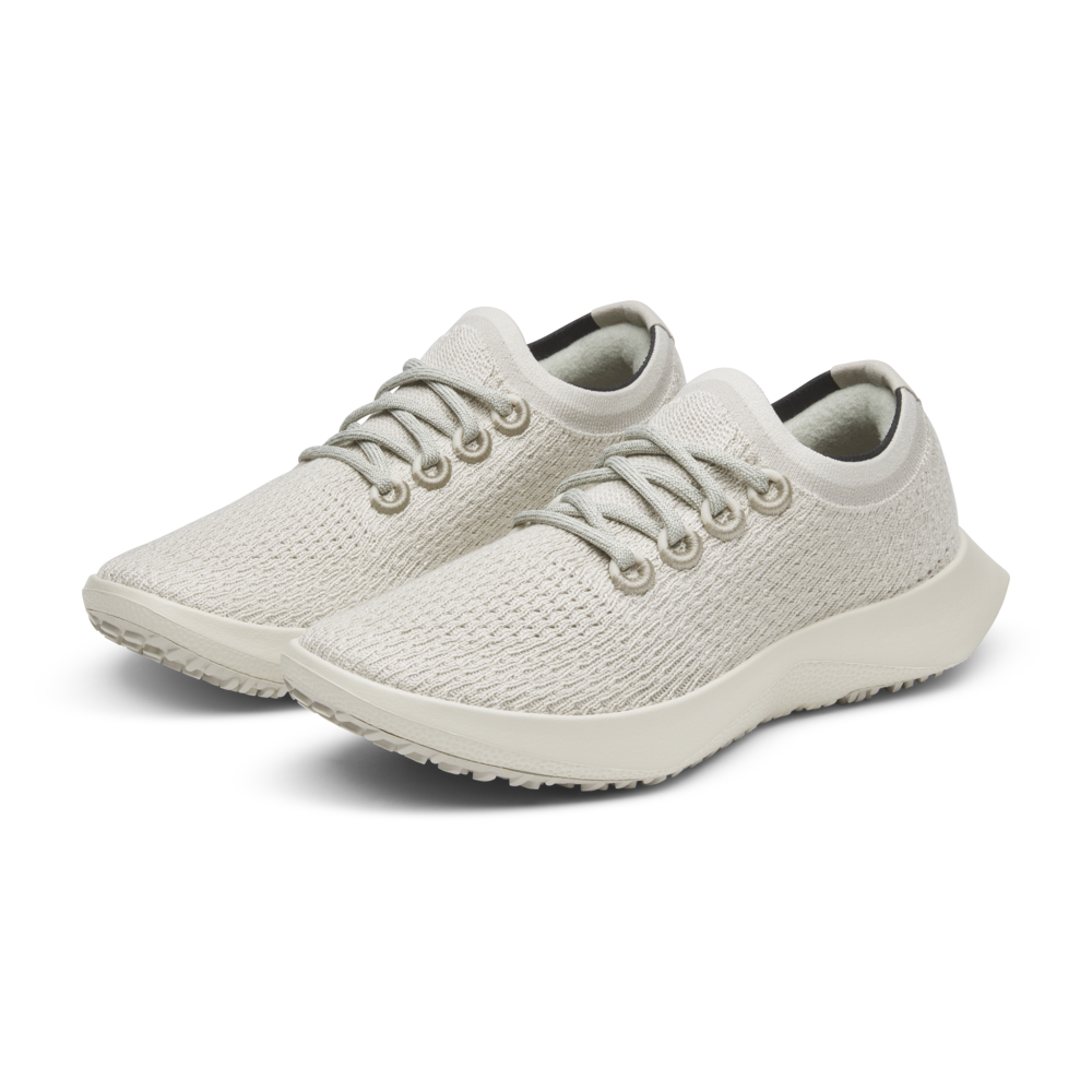 Women's Tree Dasher 2 Running Shoes - Weathered White with Weathered White Sole | Lightweight Eco-Friendly Sneakers for Women | Perfect for Jogging, Gym Workouts & Casual Wear