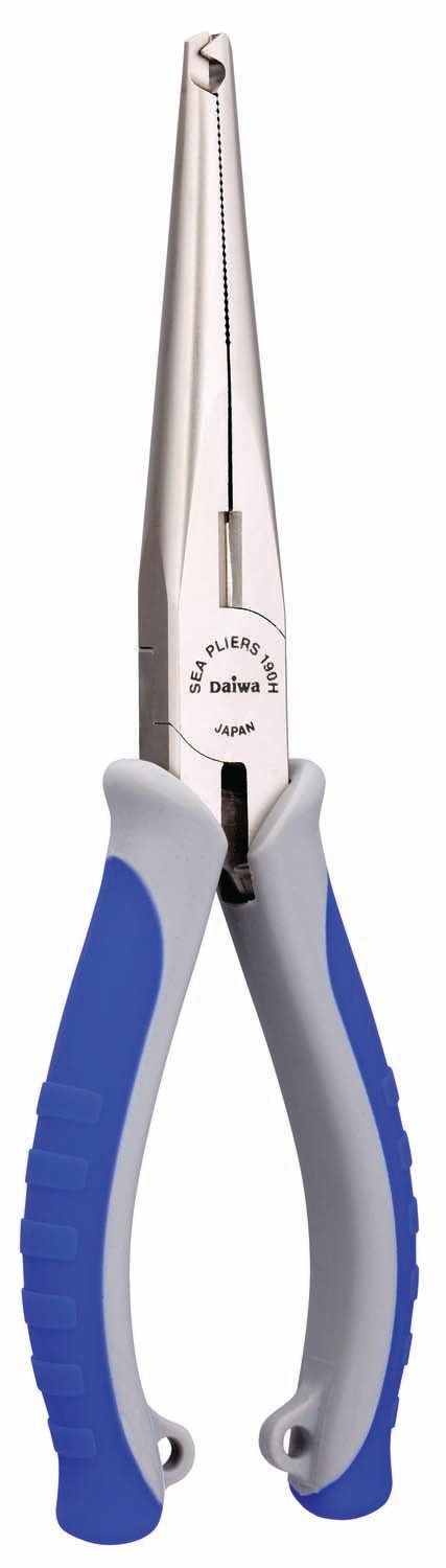Daiwa 190H Saltwater Fishing Pliers - Corrosion-Resistant Stainless Steel for Saltwater Fishing, Boat, Kayak, and Offshore Angling