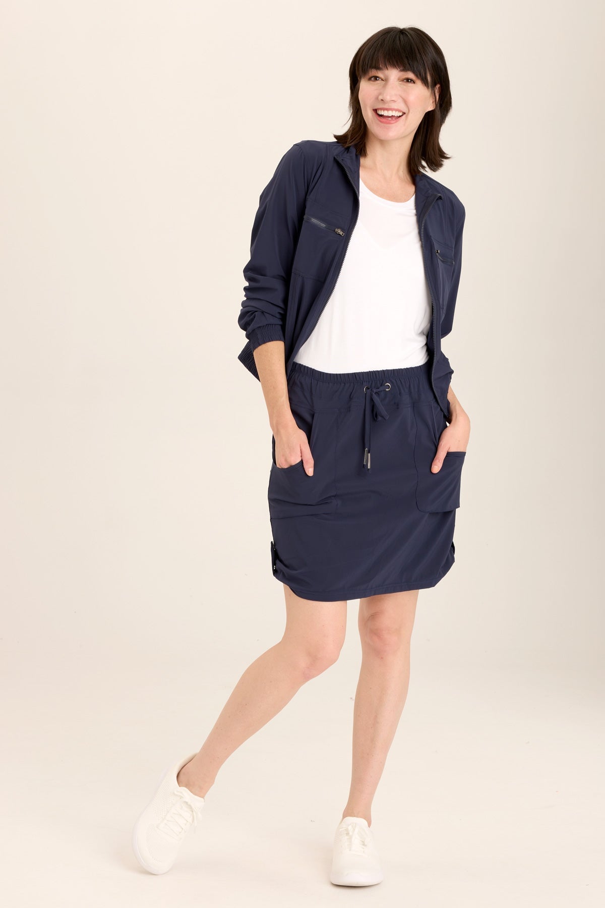 Jett Skort Royal - Women's Athletic Skirt with Built-in Shorts for Running, Tennis & Yoga | Comfortable & Stylish Activewear