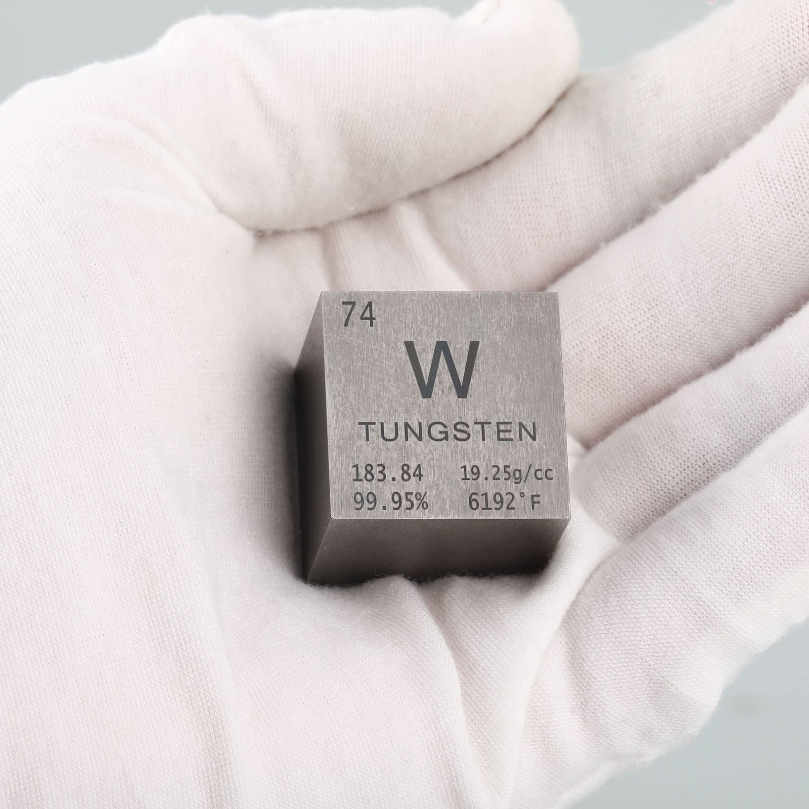 High Density Tungsten Cube (1 Inch) - Perfect for Element Collections, Science Lab Experiments & Physics Demonstrations | Great for STEM Education, Desk Decor & Unique Gift Ideas