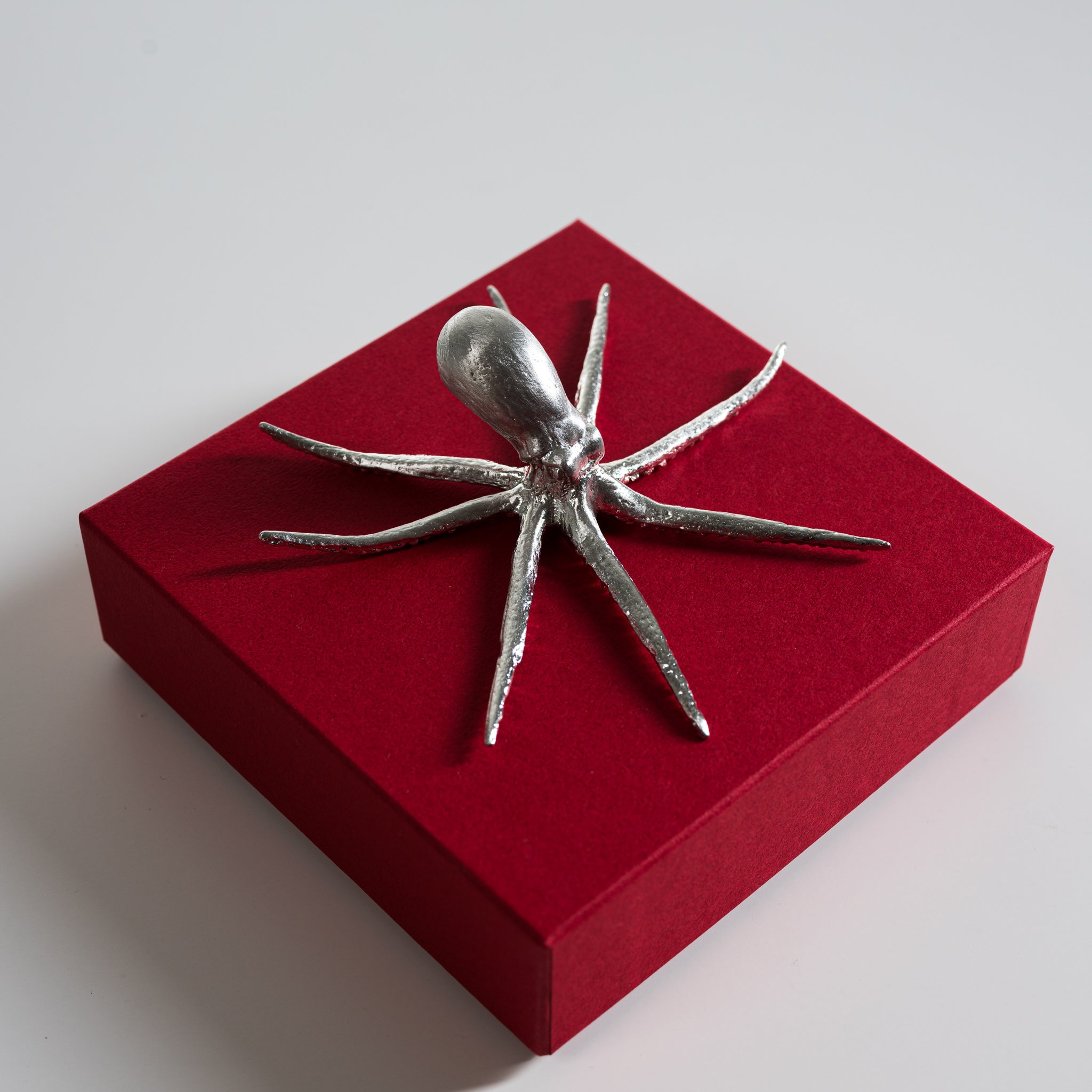 Handcrafted Nousaku Octopus Ornament - Traditional Japanese Cast Iron Decor for Home & Office | Perfect Shelf Display, Zen Garden Accent & Unique Gift Idea