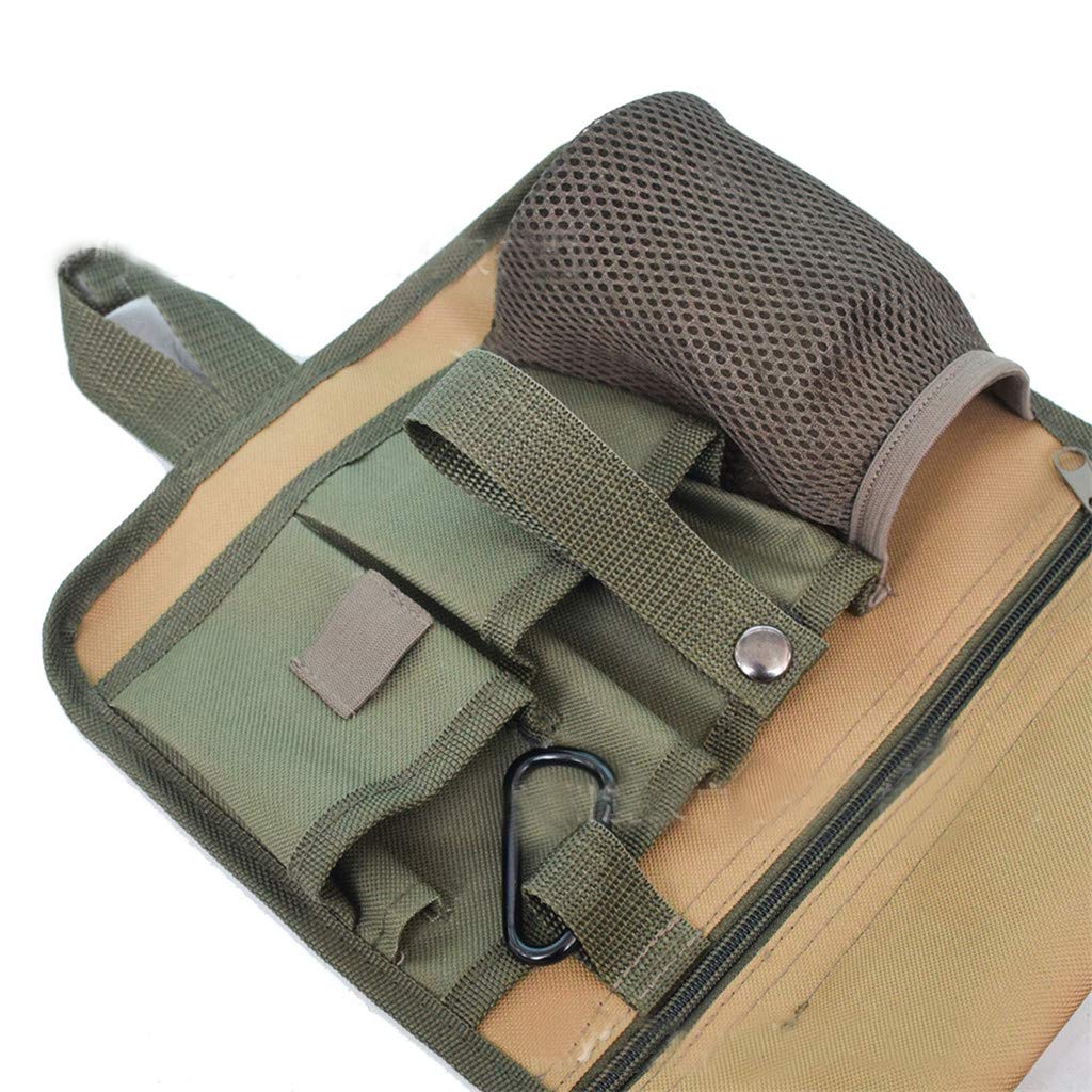 Multifunctional Tool Bag with Multiple Pockets - Durable Work Belt for Outdoor, Restaurant Cleaning & Gardening | Perfect for Handymen, Janitors & DIY Enthusiasts