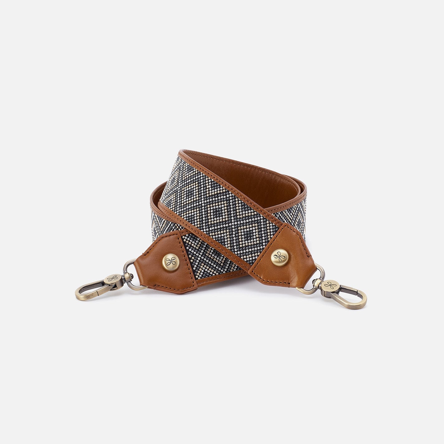 Handmade Beaded Guitar Strap - Premium Polished Leather in Rich Truffle Brown | Comfortable & Adjustable for Acoustic & Electric Guitars | Perfect for Performances, Practice & Stage Shows