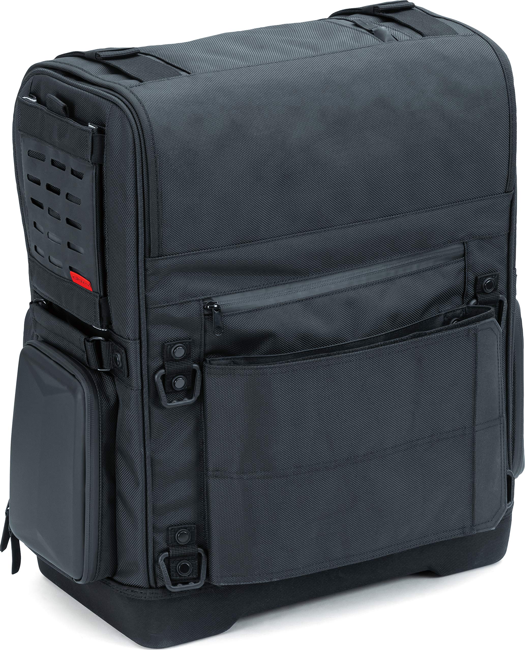 Kuryakyn 5222 XKursion XS Odyssey Motorcycle Travel Luggage - Waterproof Seat Bag, Trunk Bag & Rack Bag with Sissy Bar Straps for Harley, Cruiser & Touring Bikes - Perfect for Road Trips & Long Distance Riding (Black)