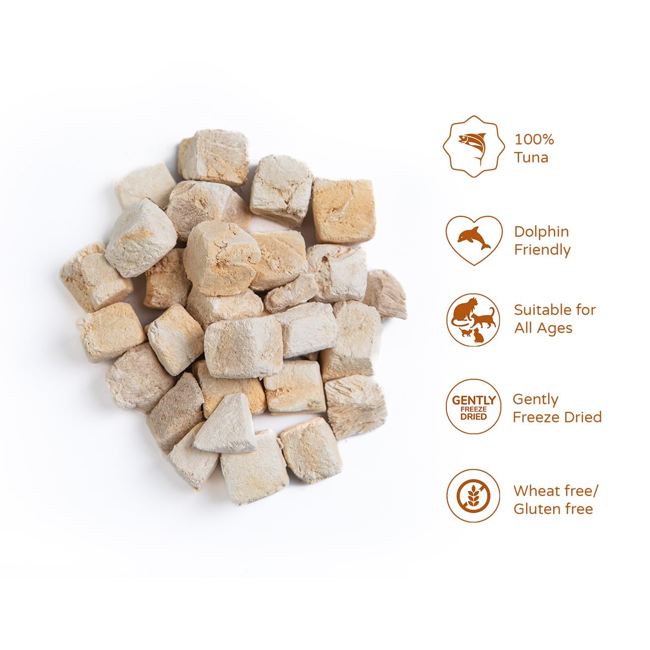Premium 100% Tuna Cat Treats - 180g Natural & Healthy Snacks for Cats - Perfect for Training, Rewards & Bonding with Your Feline Friend