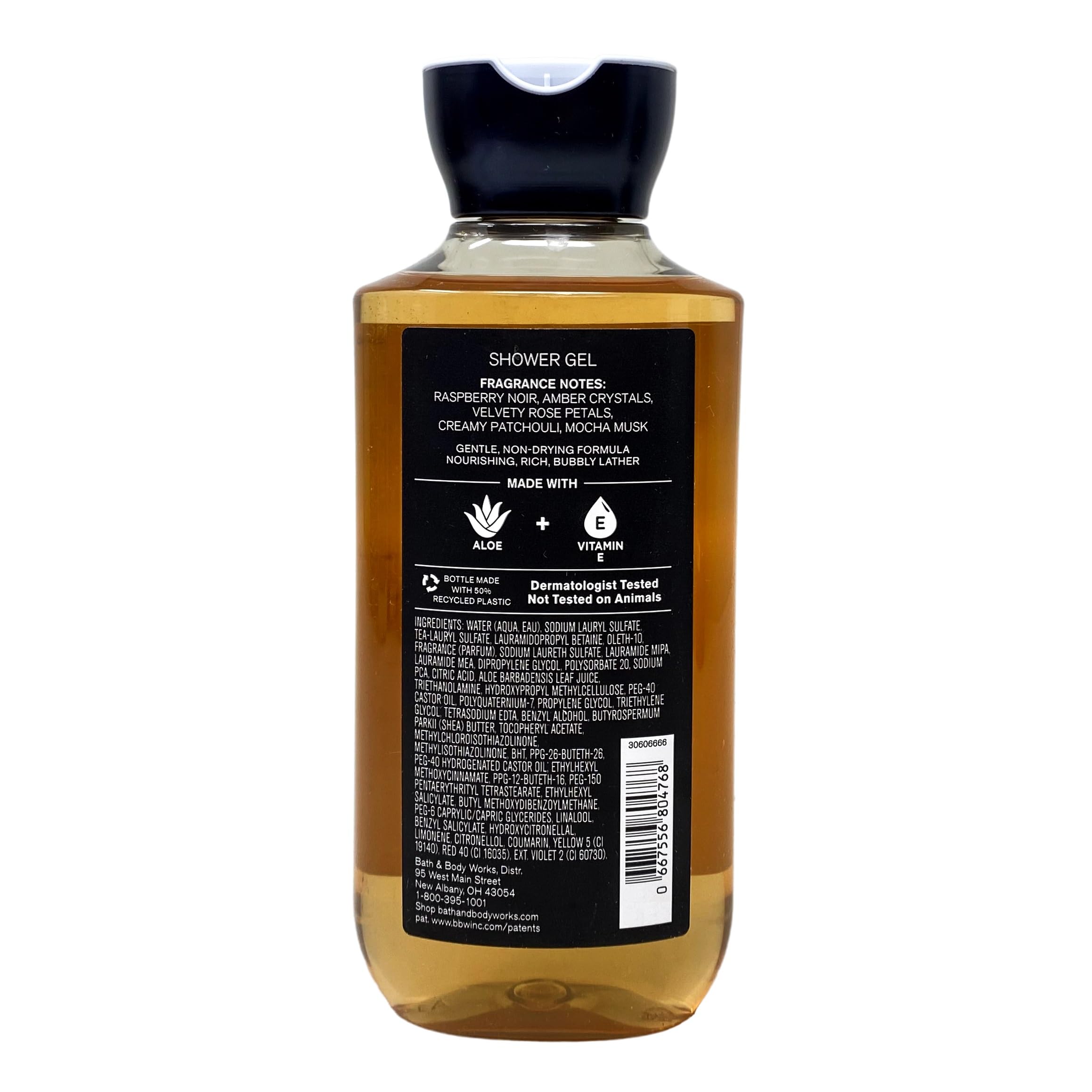 Bath & Body Works Into The Night 4-Piece Gift Set - Fragrance Mist, Shower Gel, Body Lotion & Body Scrub with Charcoal Soap Bar | Full-Size Luxury Bath & Body Care for Women | Perfect for Gifts, Self-Care Nights & Spa Days