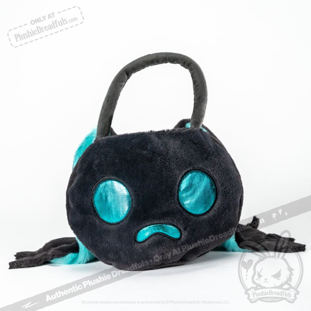 Plushie Dreadfuls Wraith Rabbit Head Bag - Soft Gothic Stuffed Animal Toy for Halloween Decor, Cosplay & Dark Aesthetic Collectors