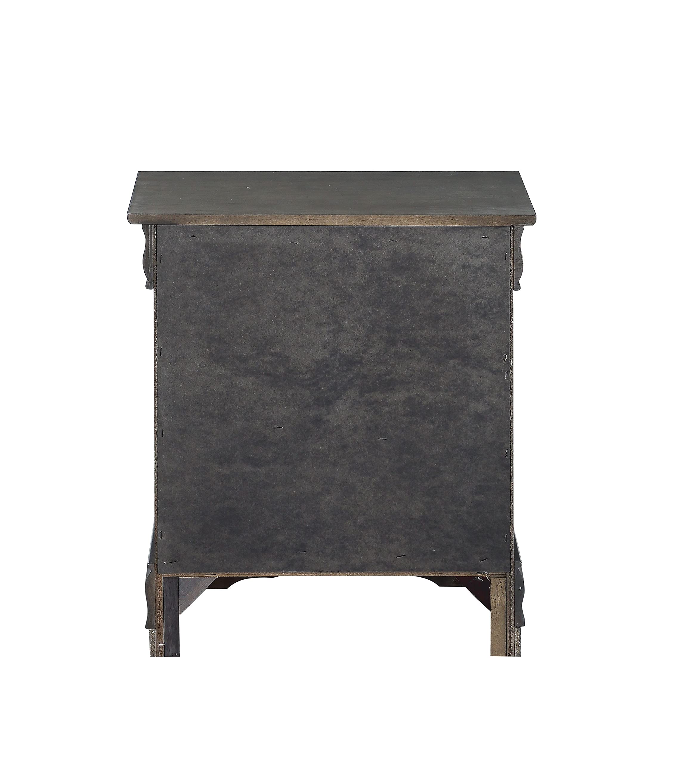 Knocbel Traditional Nightstand with 2 Drawers & Metal Handles - Fully Assembled Bedside Table for Bedroom, Living Room, Entryway - 21
