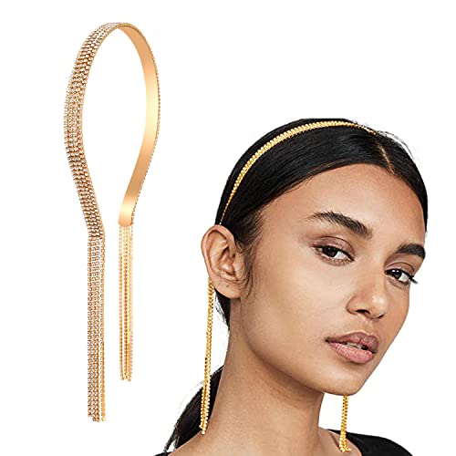 gold headband