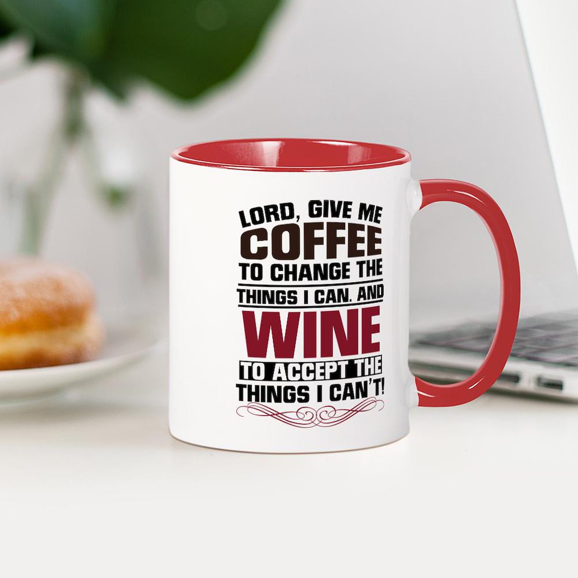 11 oz (325 ml) Ceramic Coffee Mug for Coffee & Wine Lovers - Perfect for Home, Office & Gifts | CafePress