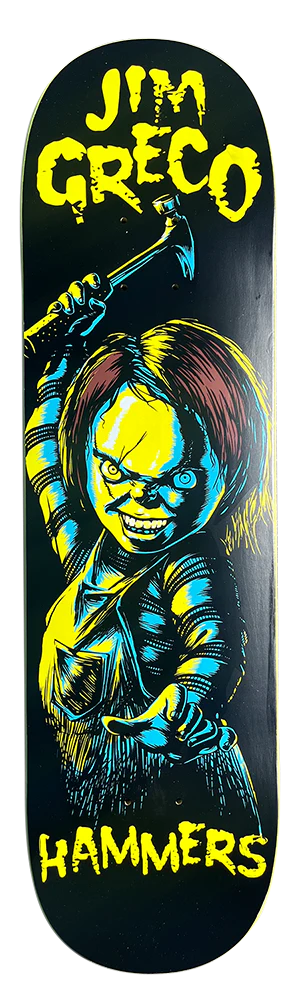 Chucky Deck Skateboard (8.25 Inch) - Durable Wooden Skateboard for Street & Park Riding | Perfect for Skaters & Collectors