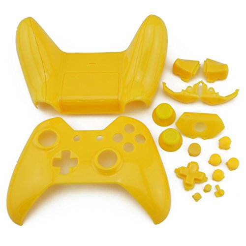 Xbox One Controller Cover - Yellow Glossy Shell for Enhanced Grip & Protection | Perfect for Gaming, Streaming & Long Play Sessions