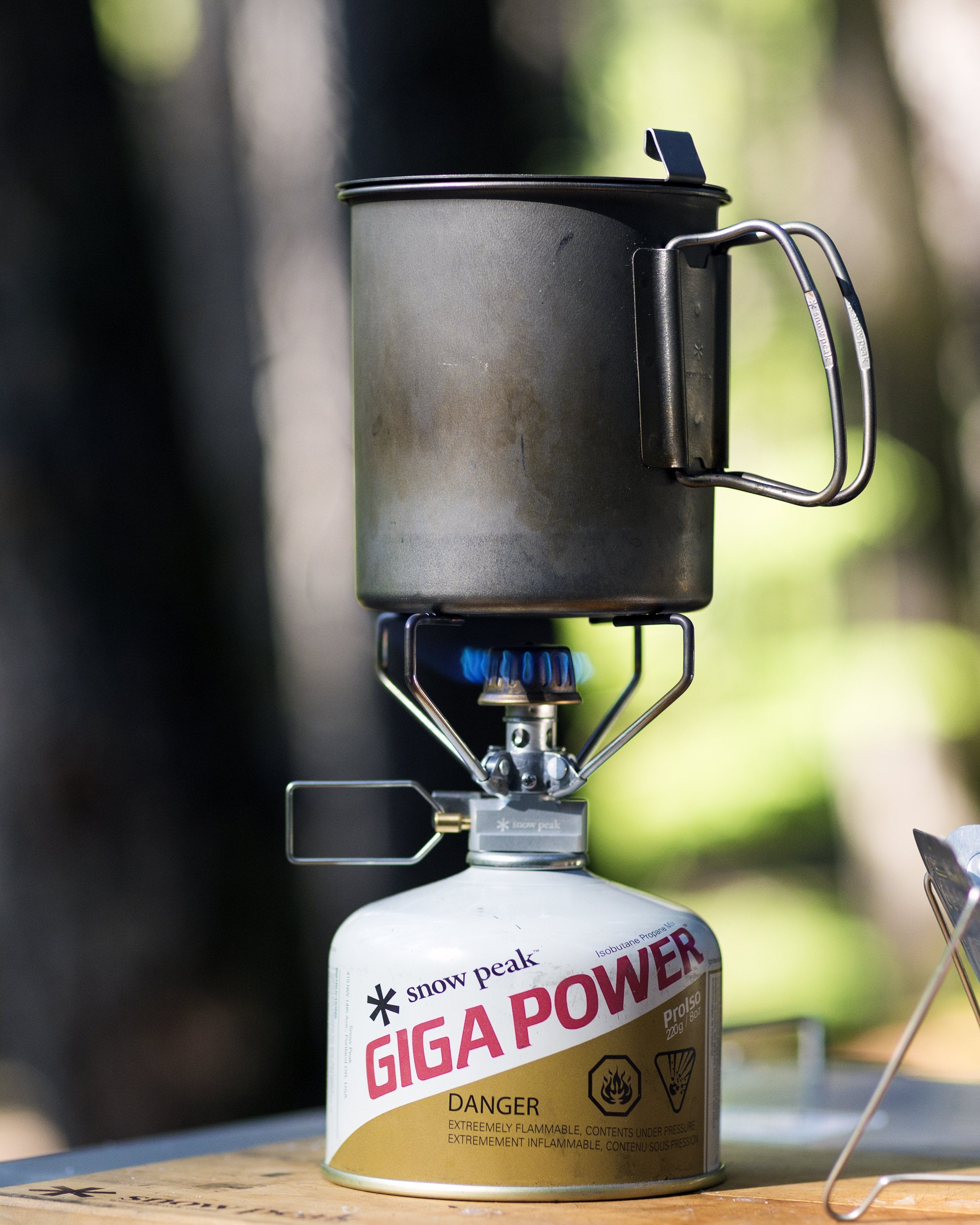 GigaPower Stove 2.0 Portable Camping Stove - Auto Ignition, Ultra-Lightweight & Windproof Design for Outdoor Cooking, Backpacking, Hiking and Emergency Preparedness