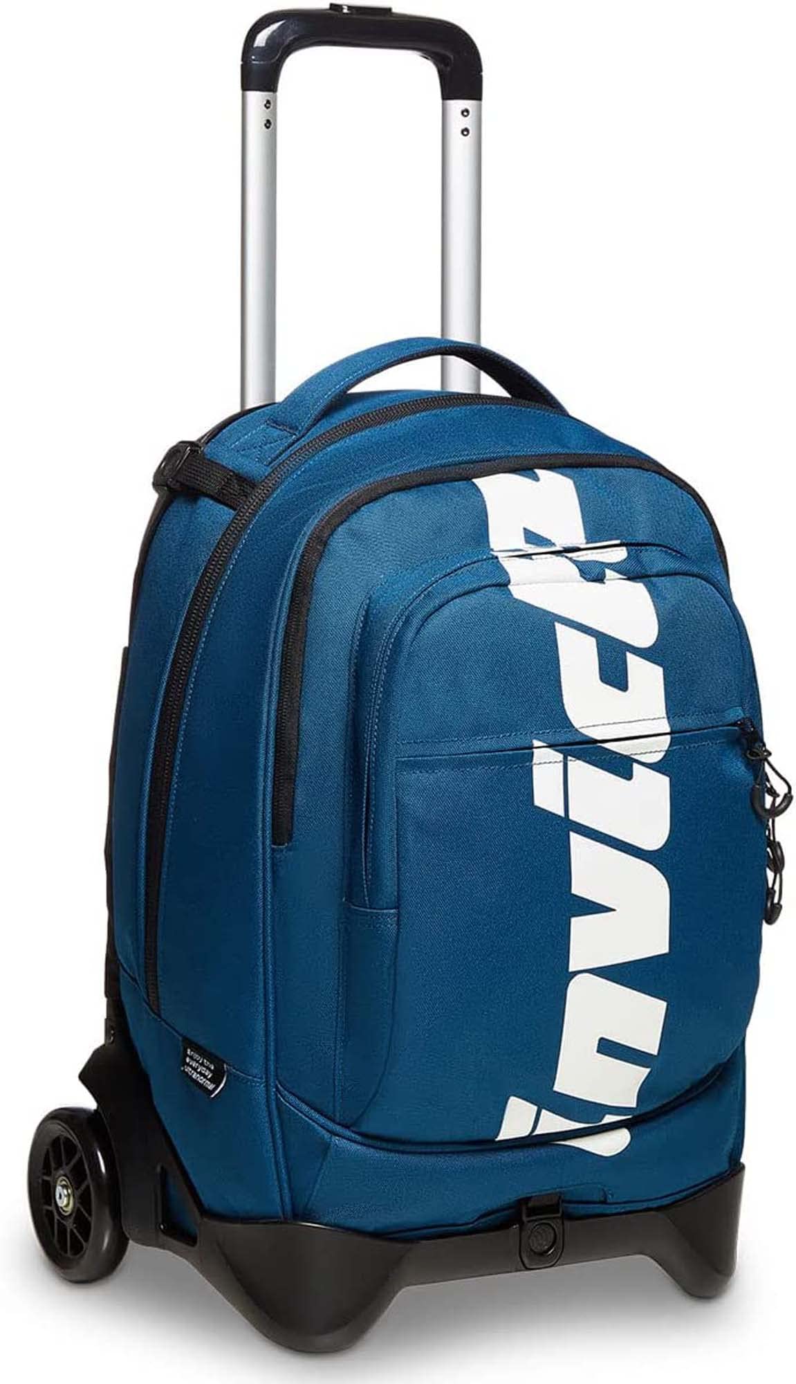 Invicta New Plug Trolley Luggage - Unisex Kids & Teens Travel Suitcase, Lightweight Durable Carry-On, Universal Size, Blue - Perfect for School Trips, Family Vacations & Airplane Travel