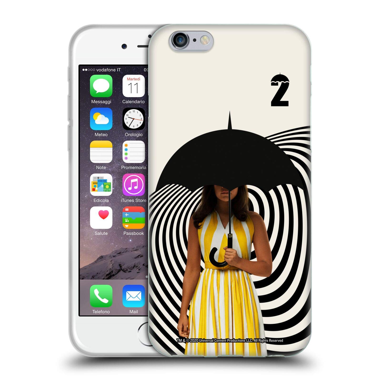 Officially Licensed The Umbrella Academy Allison Hargreeves Season 2 Soft Gel Phone Case Compatible with Apple iPhone 6/6s - Durable Protective Cover for Fans, Everyday Use & Gift Giving
