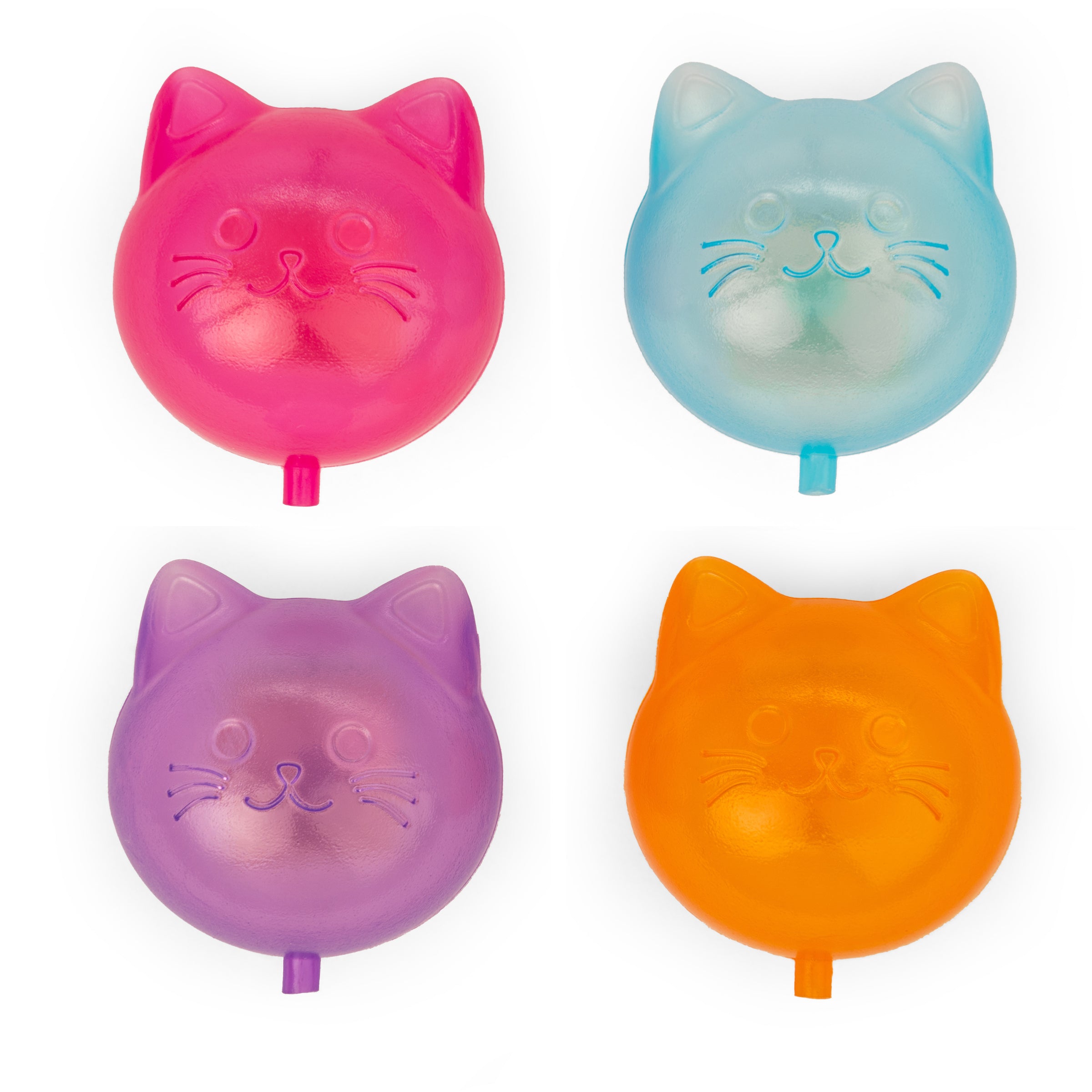 24 Reusable Cat-Shaped Ice Cubes for Drinks - Fun & Safe for Cocktails, Iced Coffee, and Party Beverages