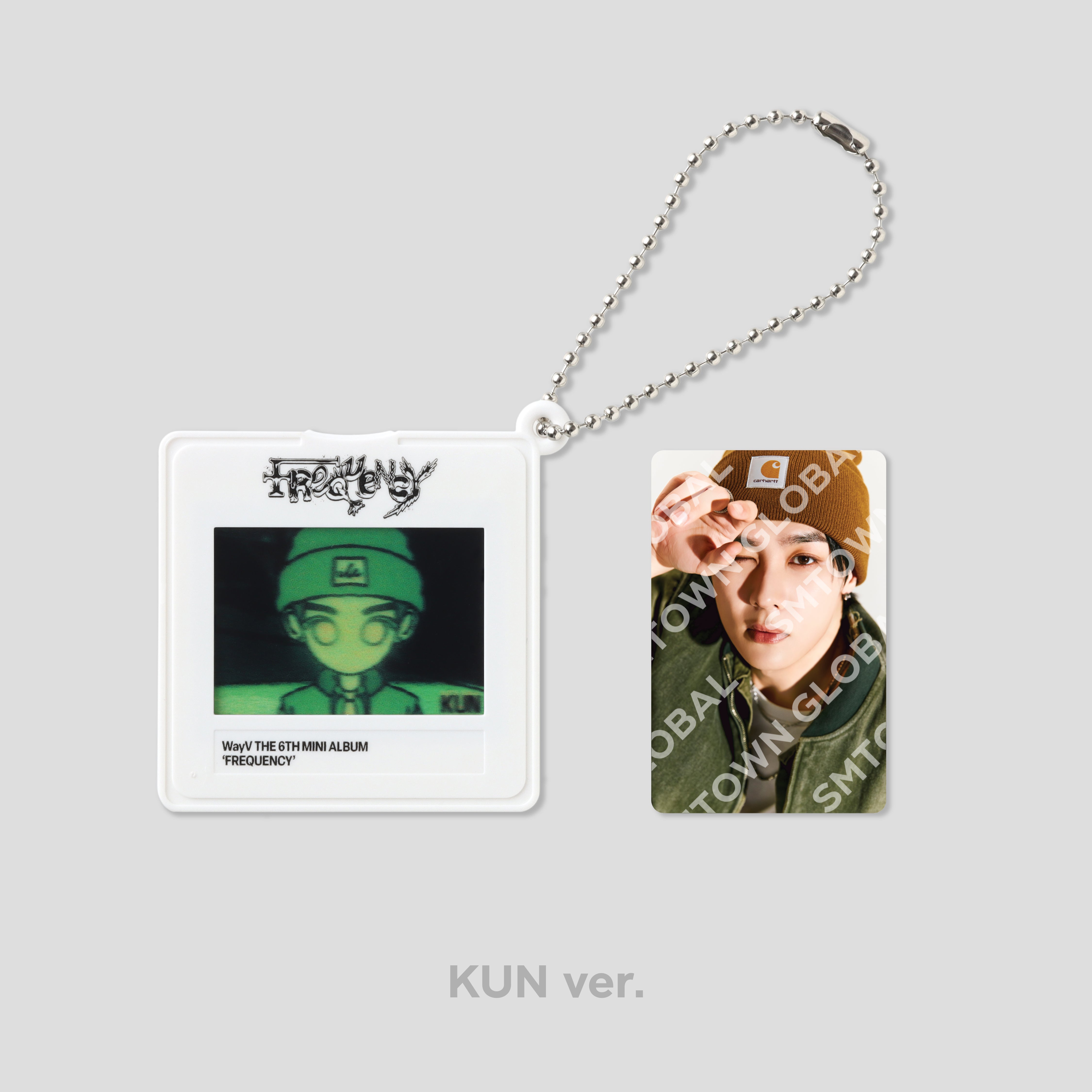 WayV 'FREQUENCY The 6th Mini Album' Official Slide Mount Key Ring Set - Kpop Merchandise for Fans, Collectors & Gift Giving