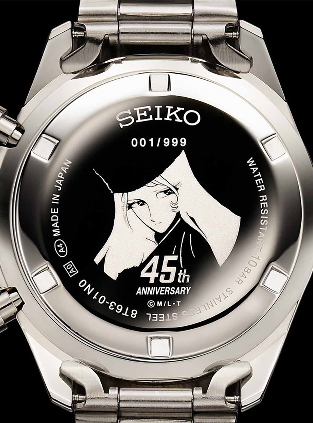 SEIKO Galaxy Express 999 45th Anniversary Limited Edition Watch - Japanese Made Automatic Timepiece for Collectors & Sci-Fi Fans | Perfect for Special Occasions & Gift Giving
