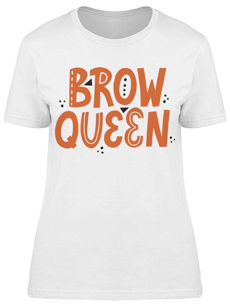 Brow Queen Orange T-Shirt for Women | Soft & Stylish Casual Tee | Perfect for Everyday Wear, Outings & Layering