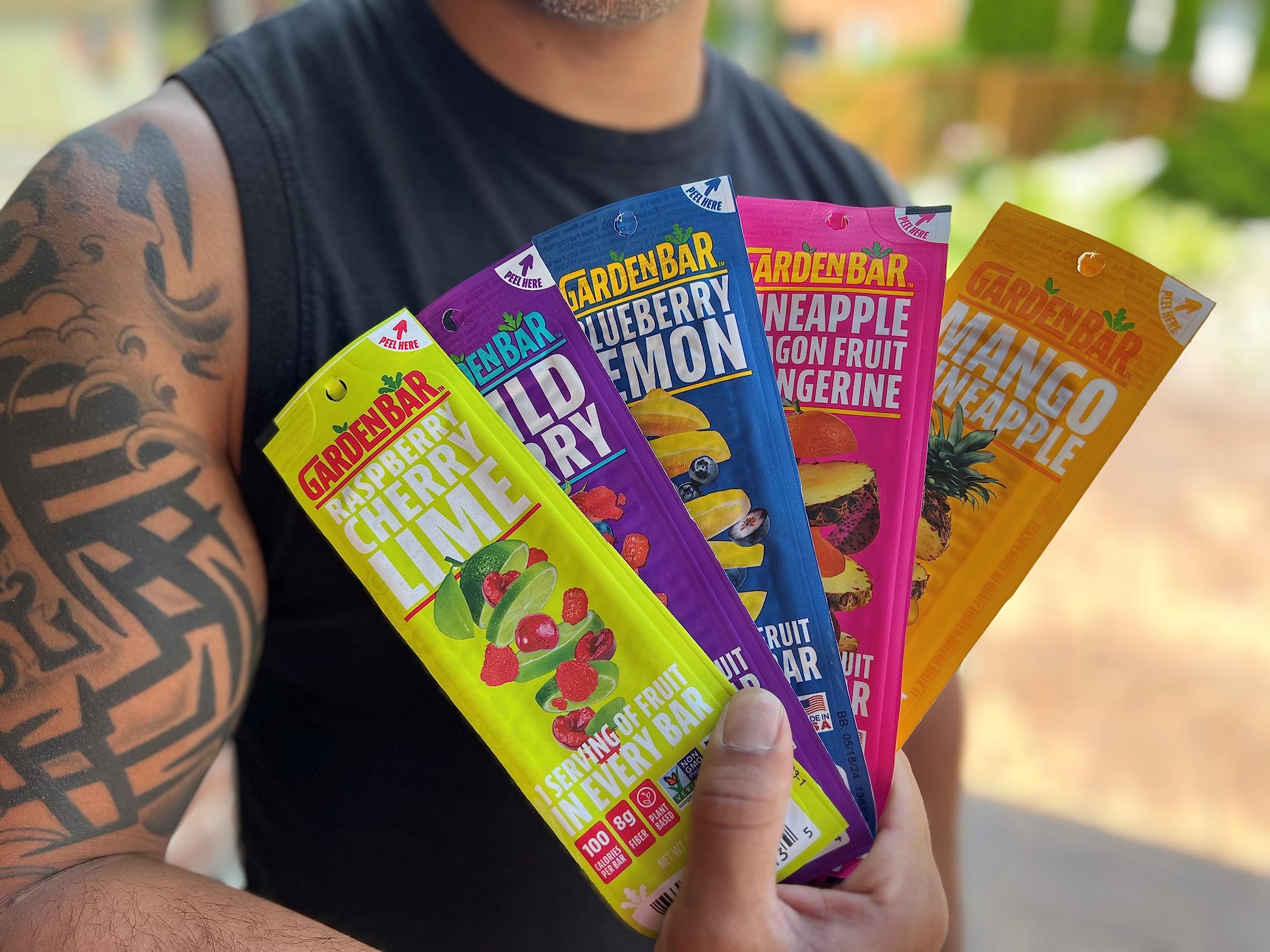 Organic Raspberry Cherry Lime Fruit Leather Snacks | Healthy, Gluten-Free, Non-GMO, High Fiber Natural Treat | 12-Pack | Perfect for Hiking, School Lunches & On-the-Go Snacking