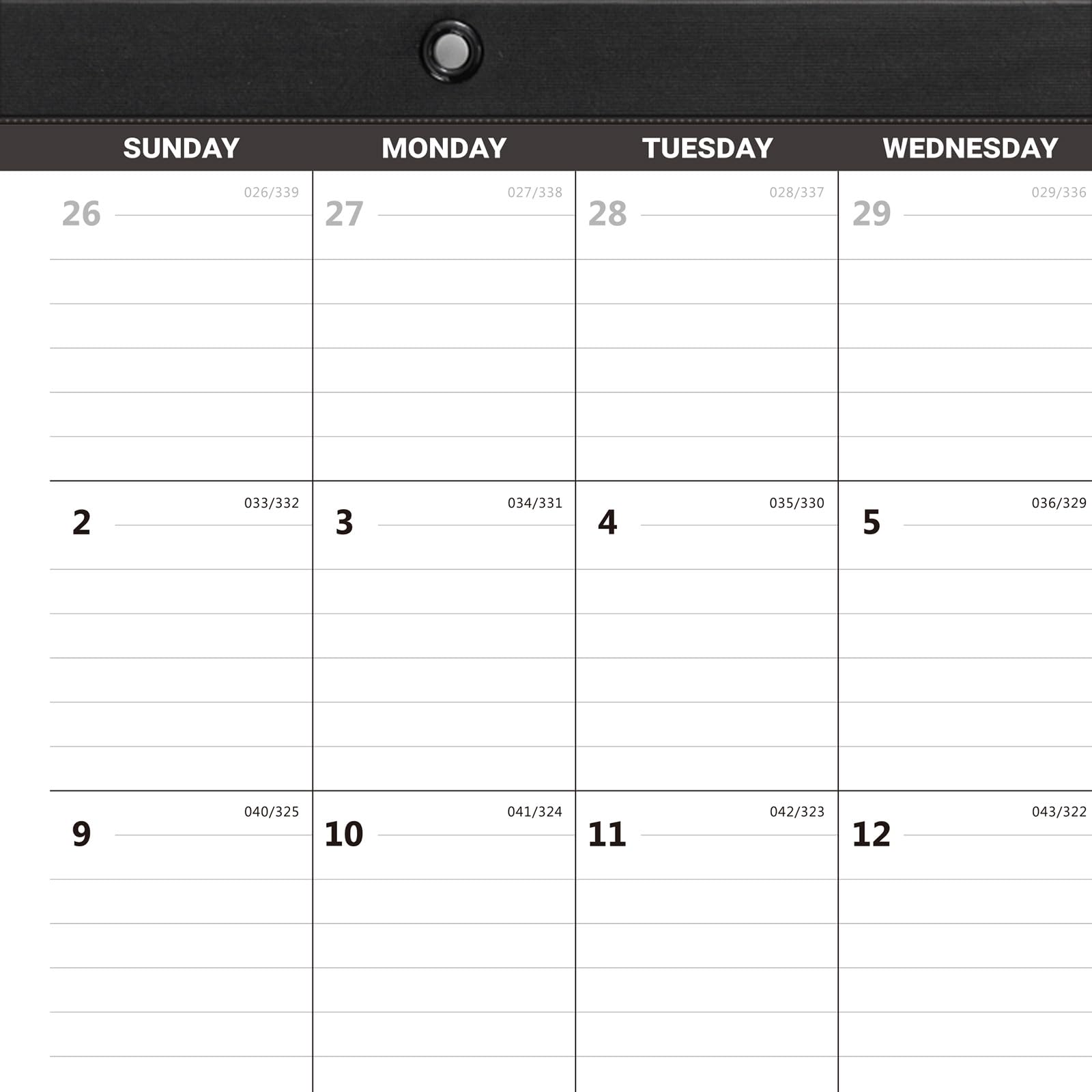 2025-2026 Nekmit Desk Calendar Planner - 14