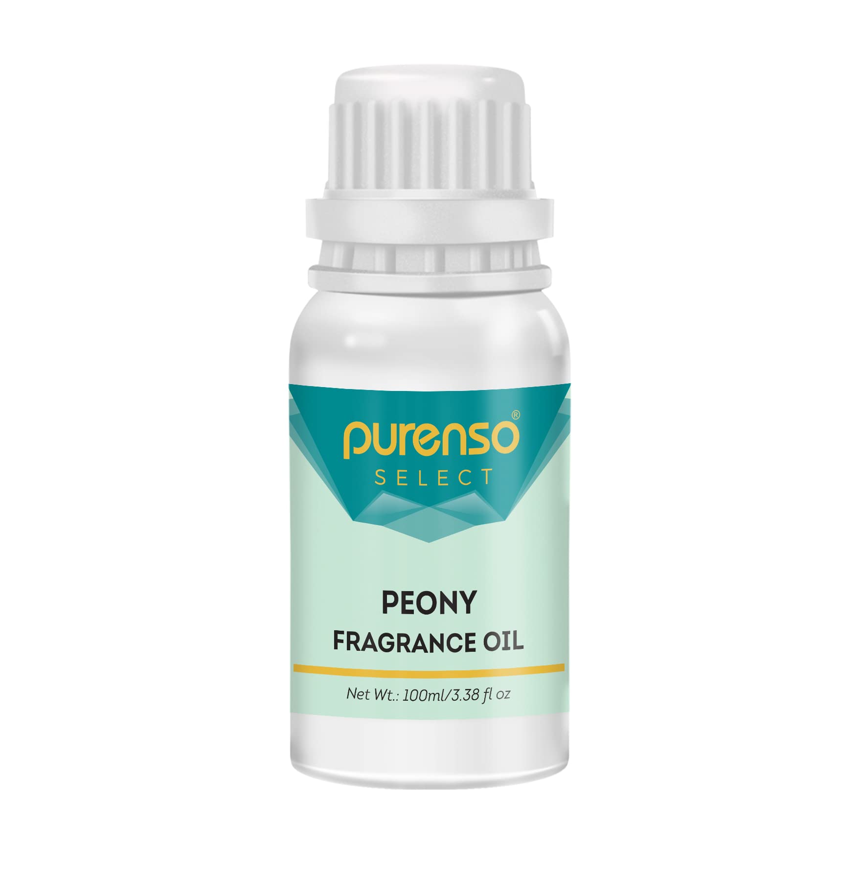 Purenso Peony Fragrance Oil - 100g | Premium Scented Oil for DIY Soap, Candles, Diffusers, Lotions & Shampoo | Floral Aromatherapy for Home Spa, Relaxation & Gift Giving