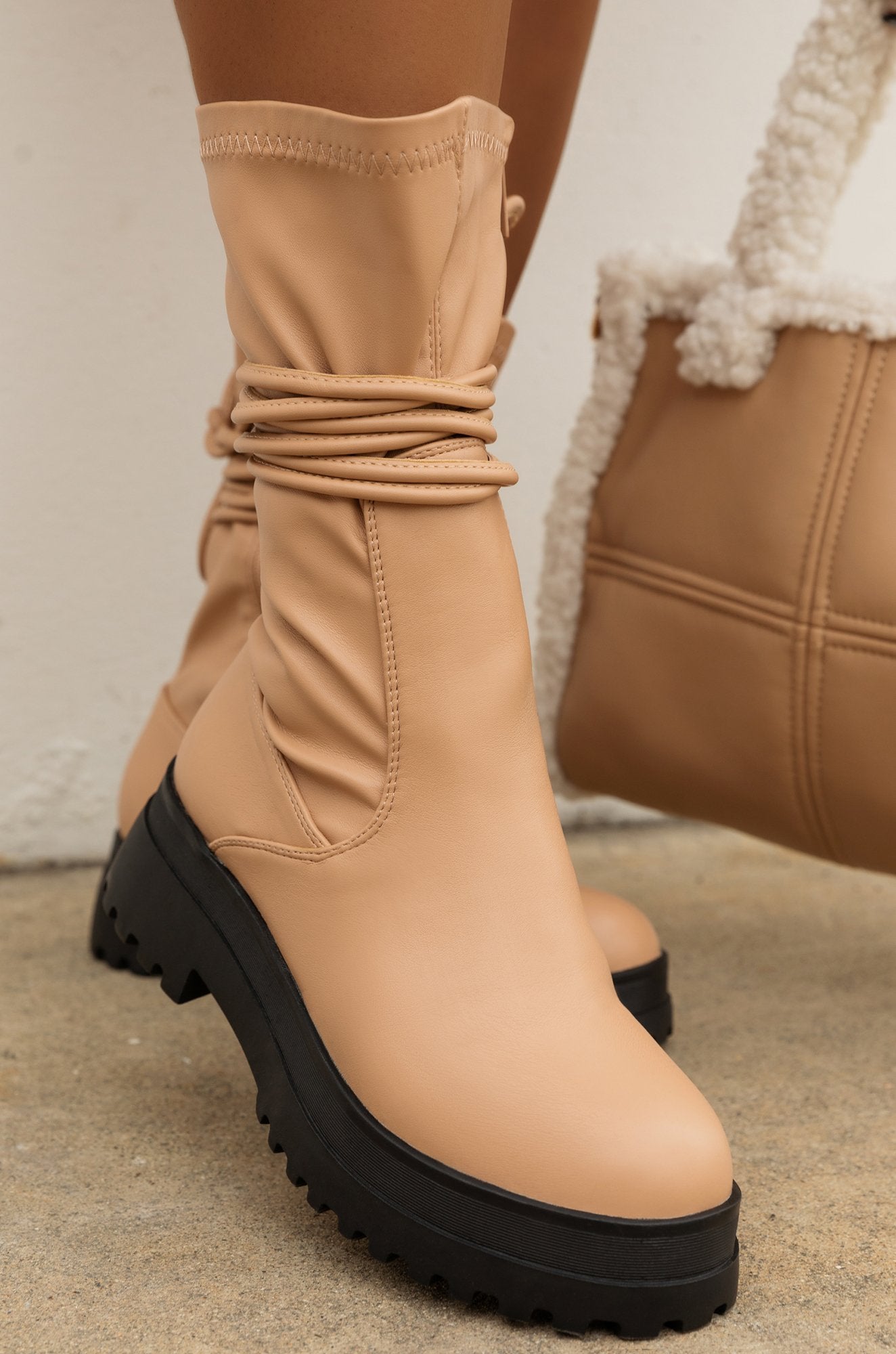 Ambrosia Cozy Winter Booties for Women - Soft Fleece Lined Slip-On Indoor/Outdoor House Shoes - Perfect for Home, Office, and Casual Wear