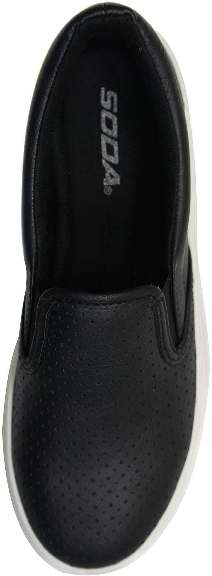 Women's Slip-On Loafers with Memory Foam - Comfortable Casual Sneakers with Hidden Platform & Round Toe - Perfect for Work, Travel & Everyday Wear