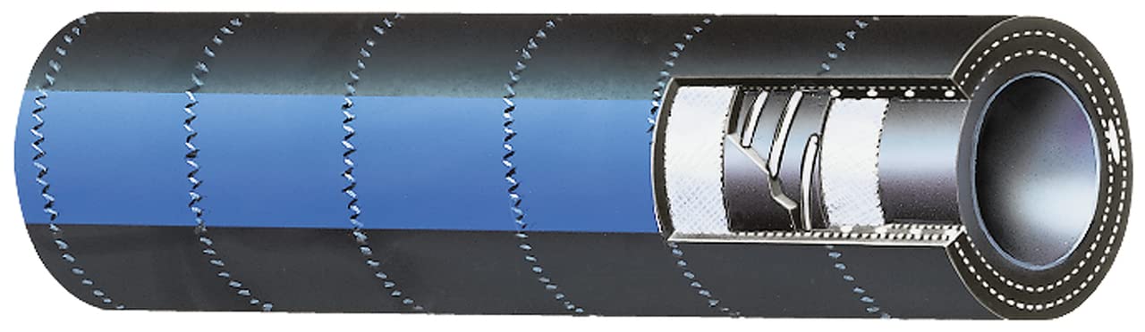 Gates 250-3004 Heavy Duty Exhaust Hose - High Temperature Resistant Flexible Duct Pipe for Industrial, Automotive & Marine Applications - Perfect for Engine Exhaust Systems, HVAC & Ventilation