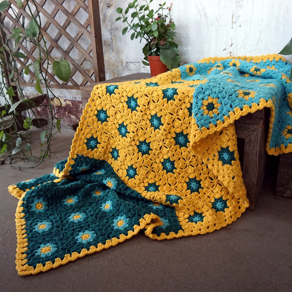 Handmade Crochet Blanket Cover for Sofa, Chair, and Table - 160x65cm Soft Knitted Cushion & Tablecloth - Perfect for Living Room Decor, Home Styling, and Cozy Interior Design
