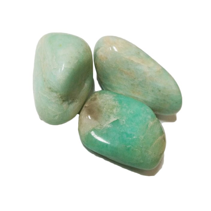 Amazonite Tumbled Pocket Stone - Natural Healing Crystal for Stress Relief, Meditation & Positive Energy | Perfect for Home Decor, Office Desk & Gift Giving
