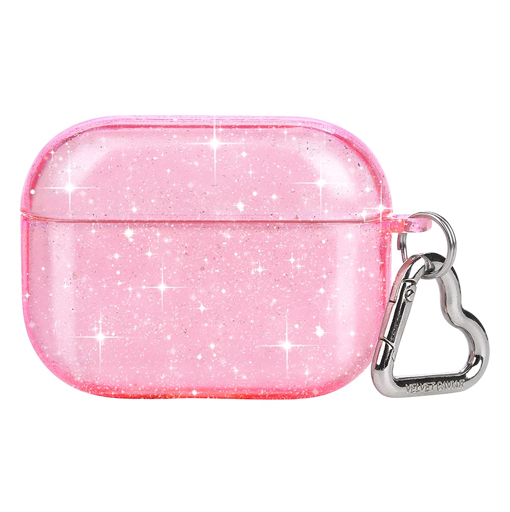 Velvet Caviar AirPods Pro Case - Pink Stardust Glitter for Apple AirPods Pro | Stylish Protection