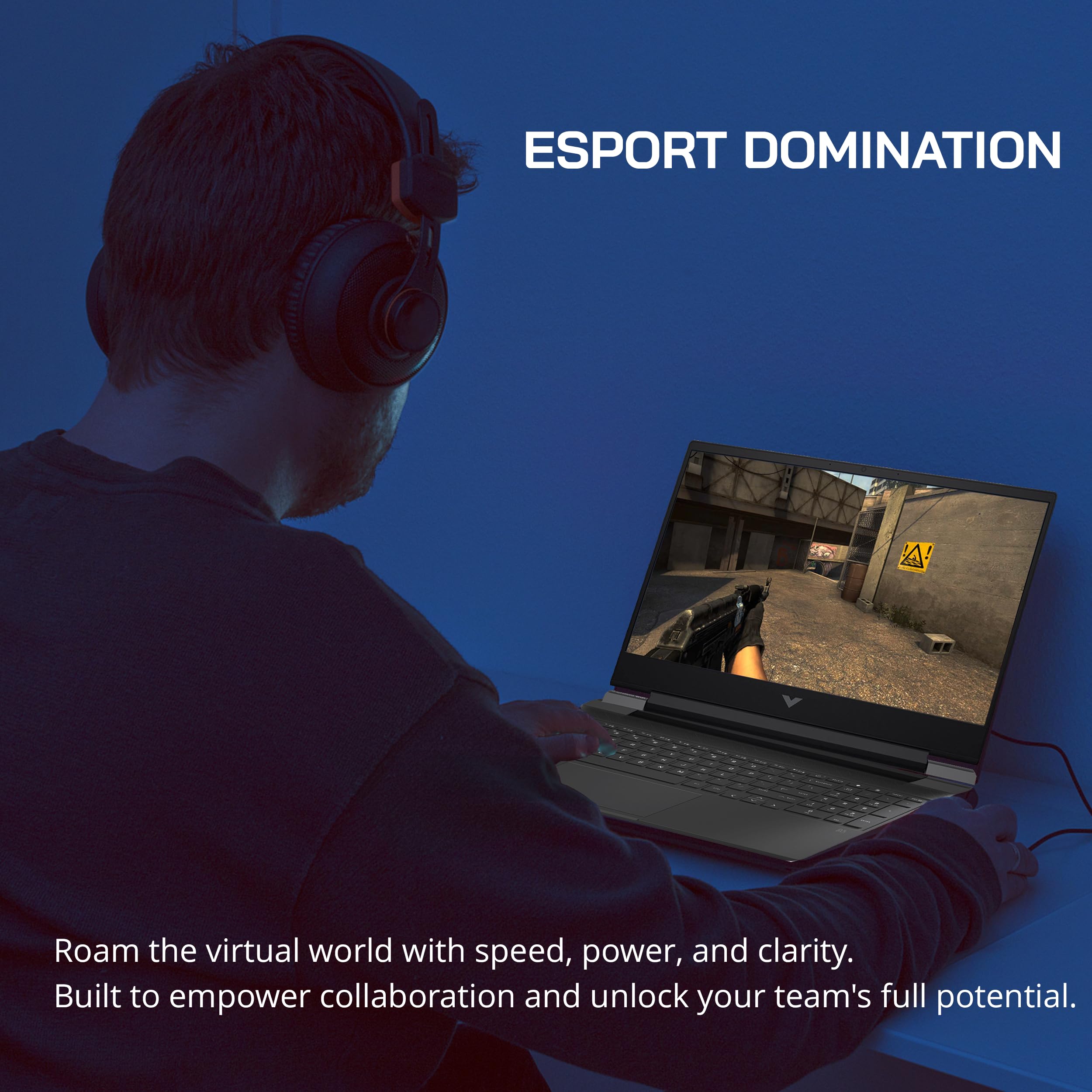HP Victus 15 Gaming Laptop - Ryzen 5 7535HS, RTX 2050, 144Hz for Pro Gamers