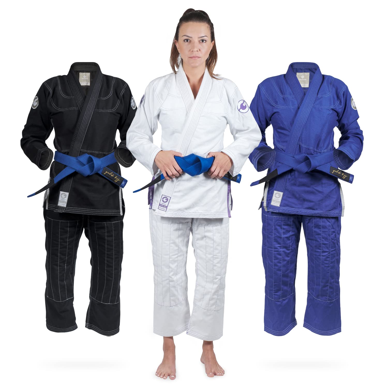 Premium Gold BJJ Women's Aeroweave Jiu Jitsu Gi - Ultra Lightweight Brazilian Jiu Jitsu Uniform for Women | Perfect for Training, Competition & MMA | Breathable & Durable BJJ Gi for All Seasons