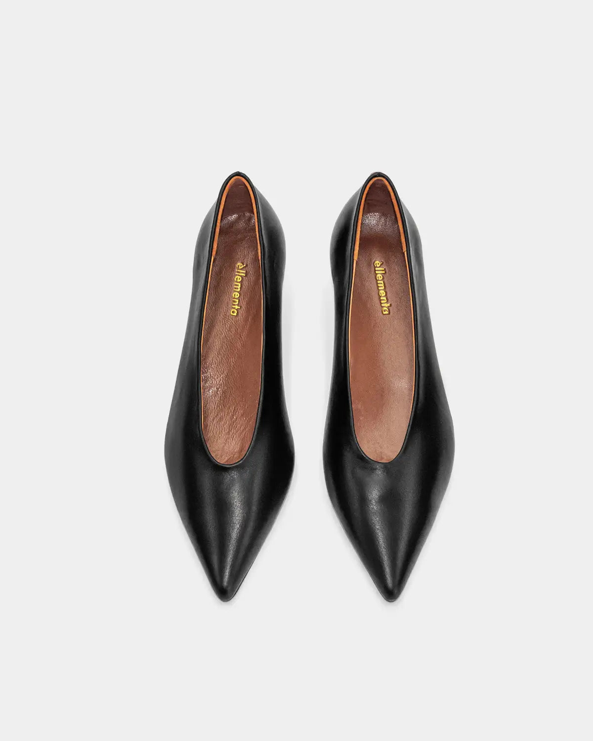 Elegant Black Calfskin Kitten Heel Pumps for Women - Comfortable Low Heel Dress Shoes for Office, Wedding & Evening Events