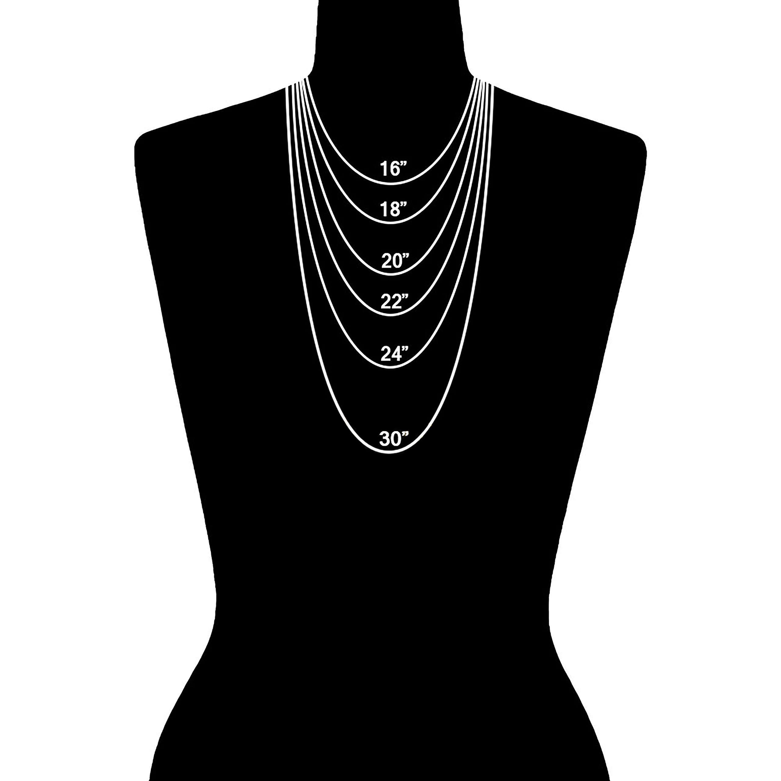 FashionJunkie4Life Unique Sterling Silver Pendant Necklace for Women - 18