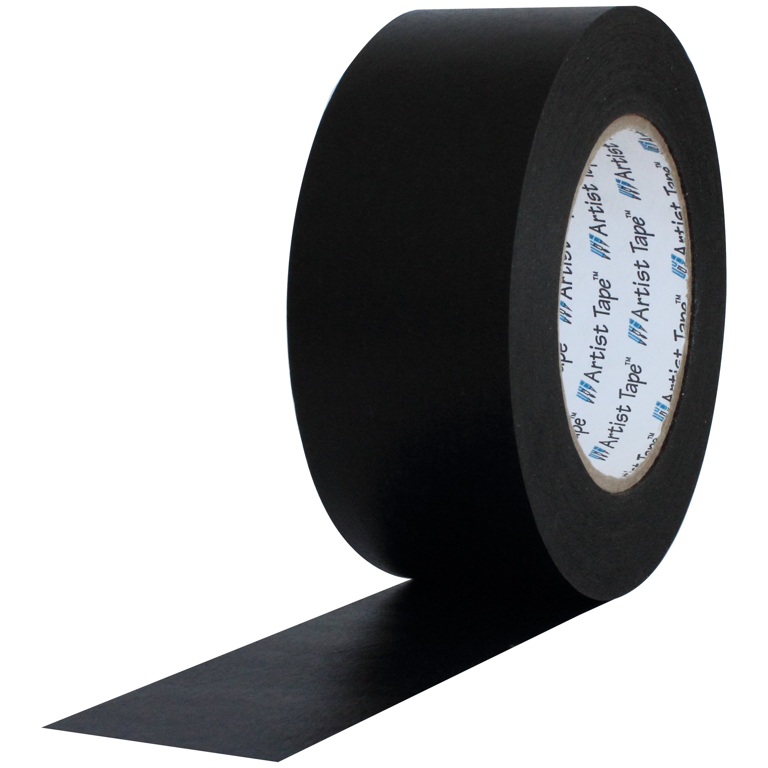 ProTapes Artist Tape - Flatback Printable Paper Board & Console Tape - 60 Yards x 3/4 Inch Width - Black (48 Pack) - Perfect for Art Projects, Labeling & DIY Crafts
